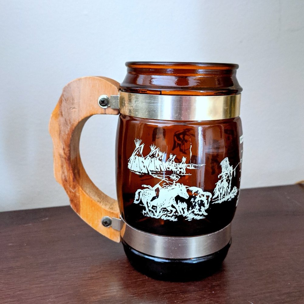 Siesta Ware Mug Windham New York Wood Handles
